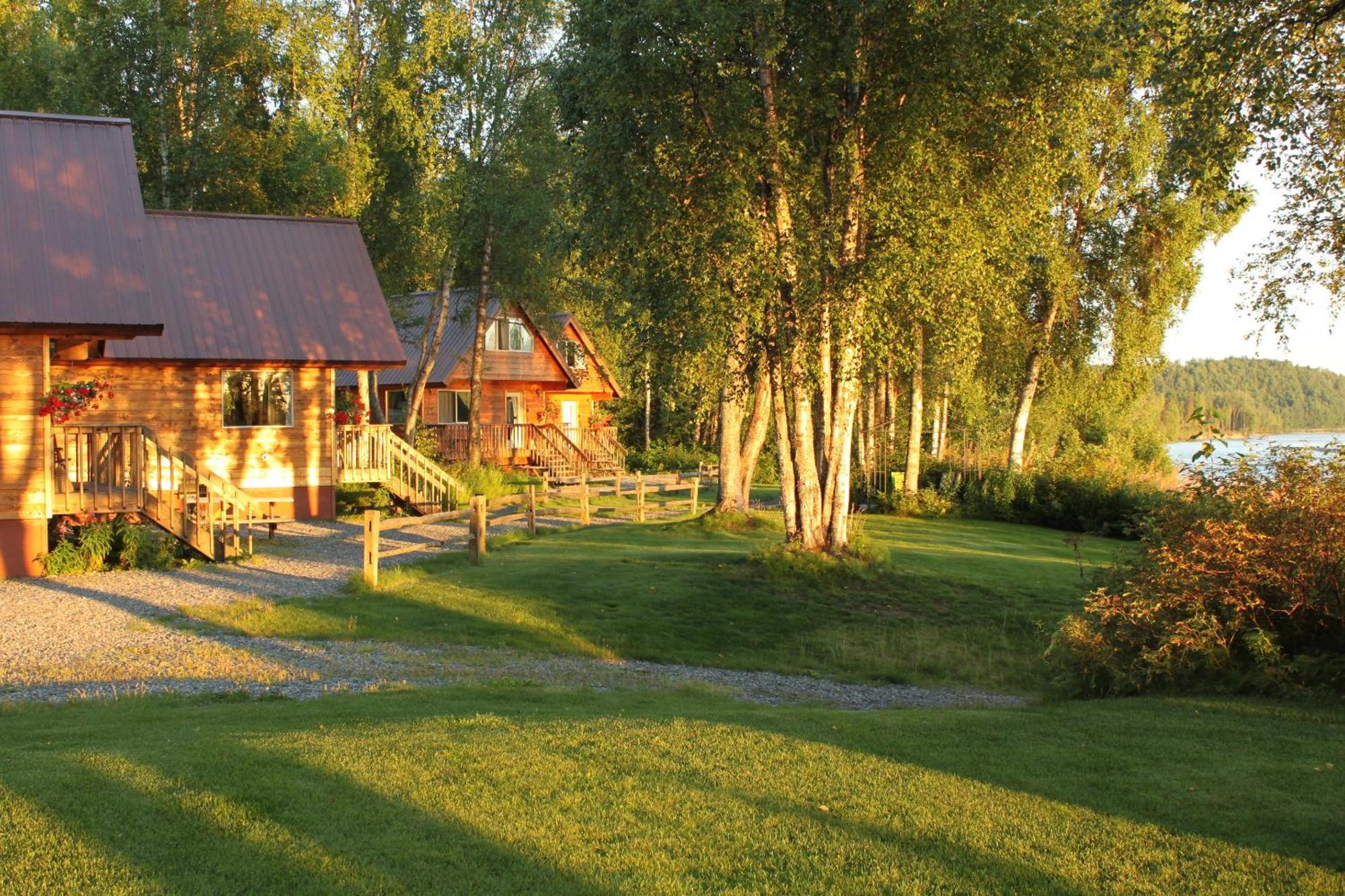 Susitna River Lodging, Riverside Cabins Talkeetna Kültér fotó