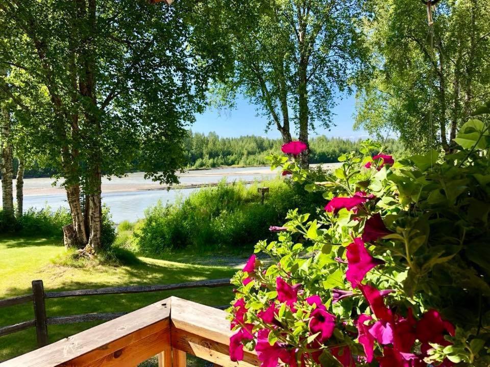 Susitna River Lodging, Riverside Cabins Talkeetna Kültér fotó